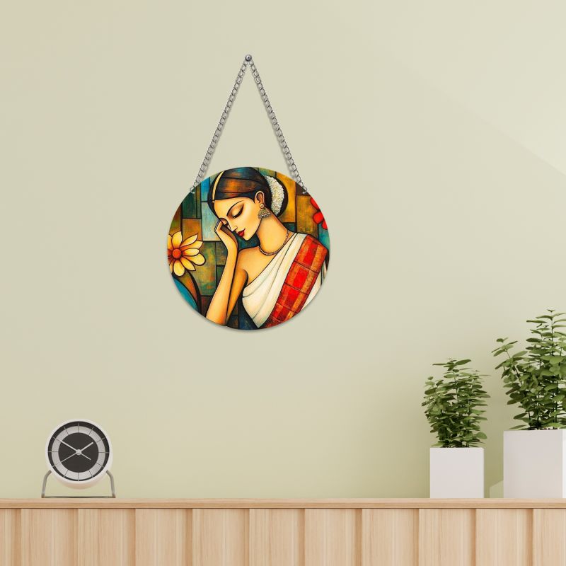 Beautiful Women Painting Wall Hanging for Living Room, Bedroom, Home Decor and Wall Decoration Modern Art Decor